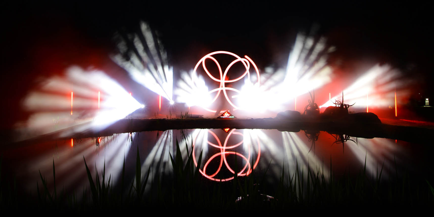 Feuerlichtshow Sachsen